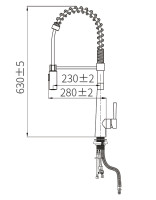 Смеситель Zorg ZRN 980096 (inox)