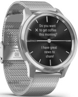 Гибридные умные часы Garmin Vivomove Luxe (серебристый)