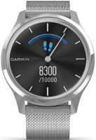 Гибридные умные часы Garmin Vivomove Luxe (серебристый)