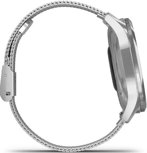 Гибридные умные часы Garmin Vivomove Luxe (серебристый)