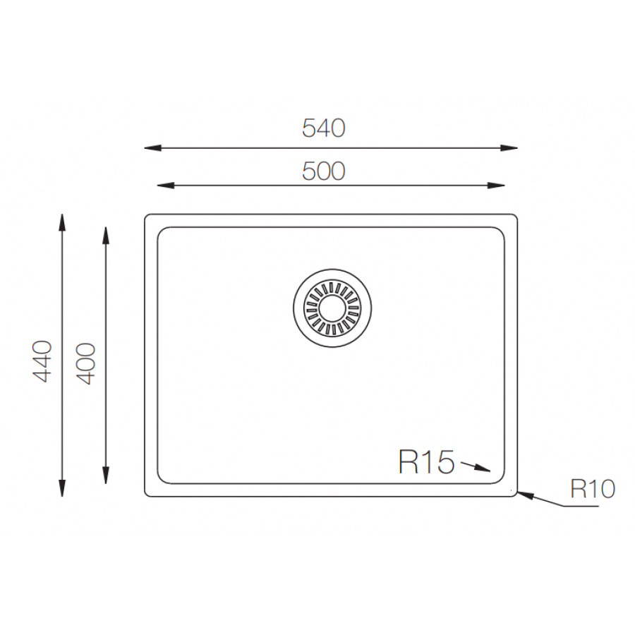 Кухонная мойка Zorg ZRE 5444