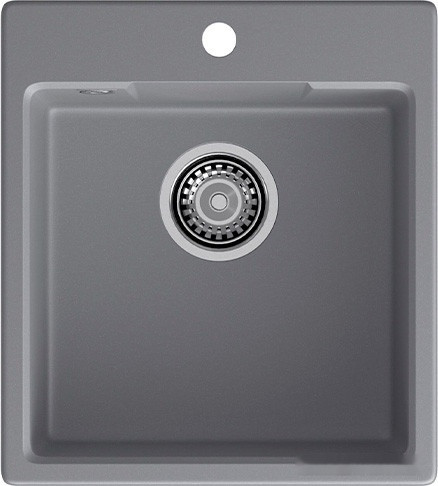 Кухонная мойка GranFest QUARZ GF-UR-644 (темно-серый)